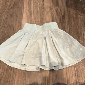 Sage green Lululemon tennis skirt